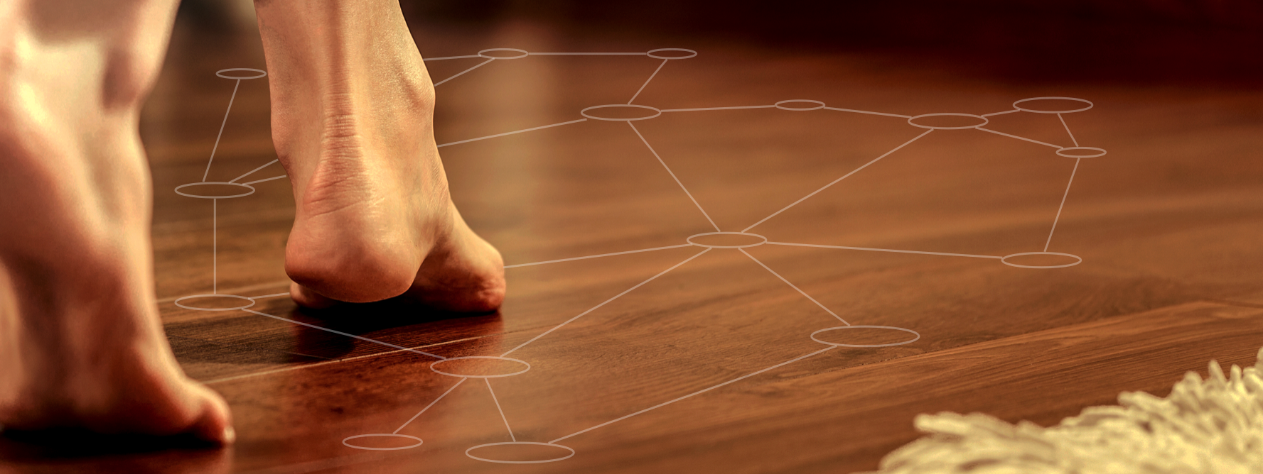 Barfuß auf warmem Holzboden – FloorCore™ regelt die Fußbodenheizung intelligent
